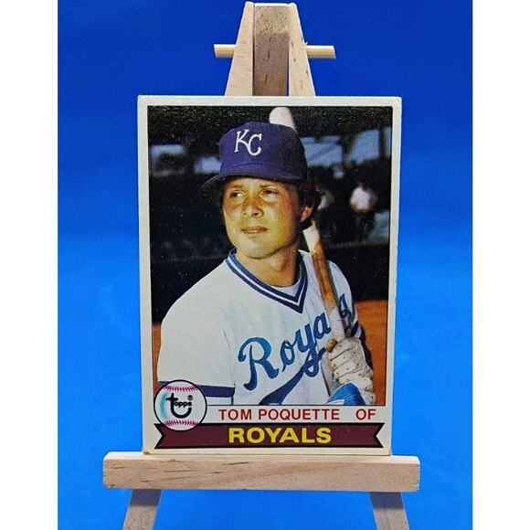 1979 Topps - Tom Poquette #476  Kansas City Royals - Picture 2 of 4